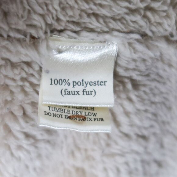 Dylan Womens Faux Suede Vest Size Small Tan Brown Fur Boho Soft Cozy Cowboy - Picture 7 of 8